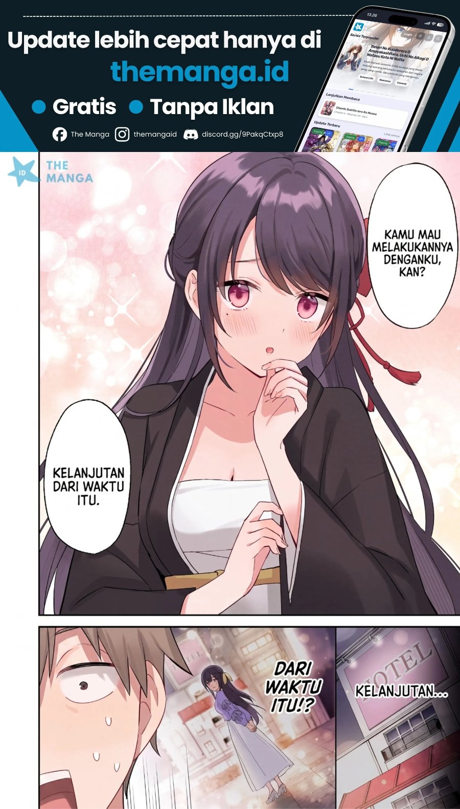 Baca Usotsuki Kanojo no Kagemori-san Chapter 6 Bahasa Indonesia page 54