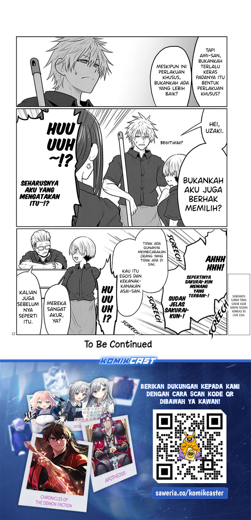Baca Uzaki-chan wa Asobitai! - Chapter 130 halaman 13