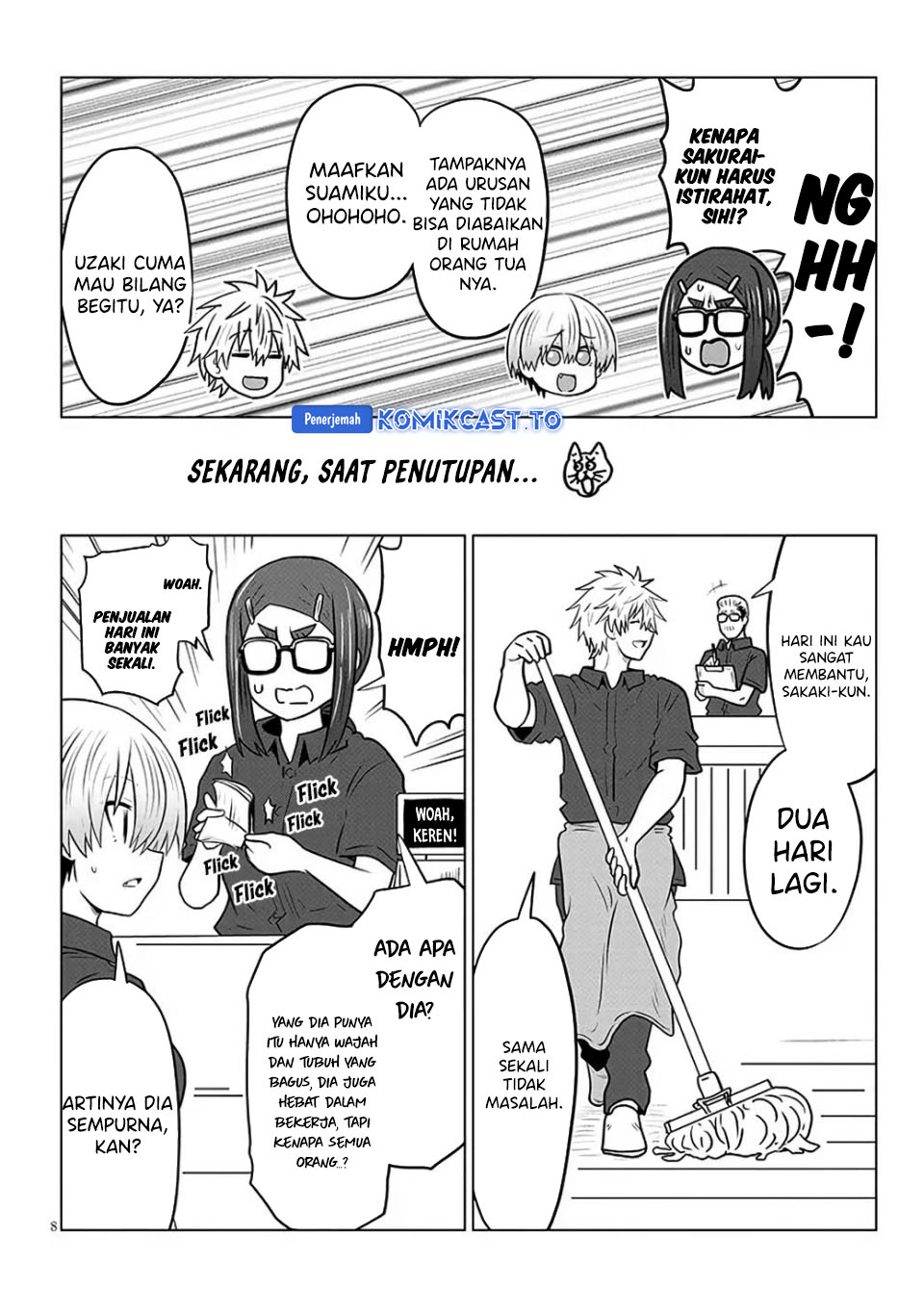 Baca Uzaki-chan wa Asobitai! - Chapter 130 halaman 9