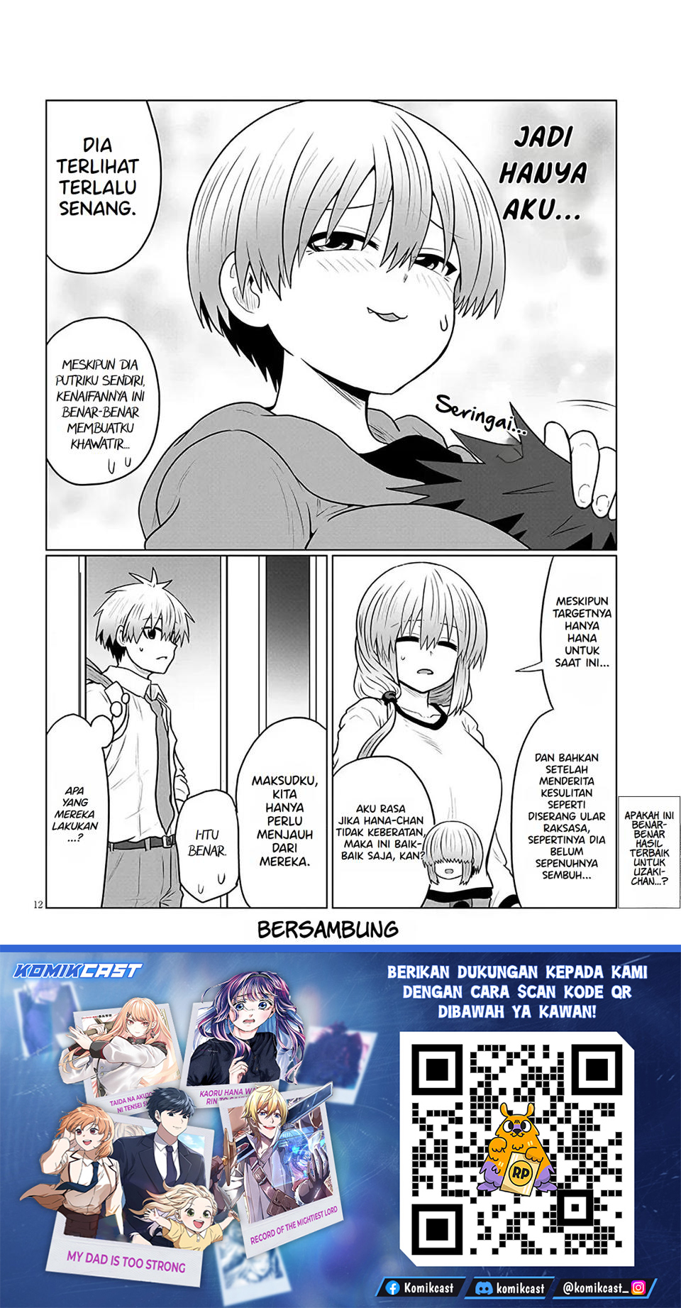 Baca Uzaki-chan wa Asobitai! - Chapter 133 halaman 13