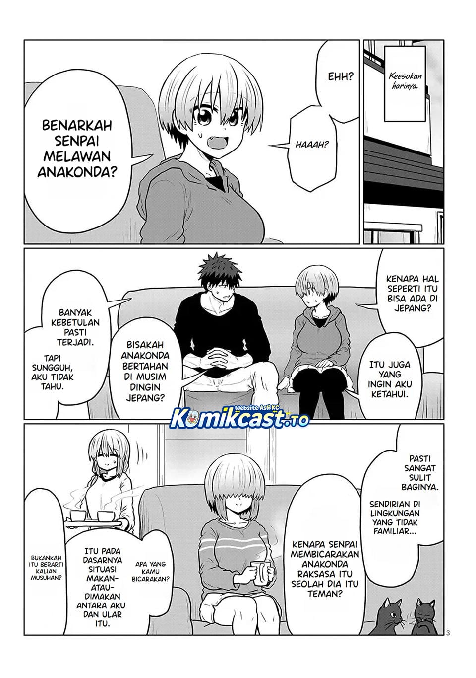 Baca Uzaki-chan wa Asobitai! - Chapter 133 halaman 4