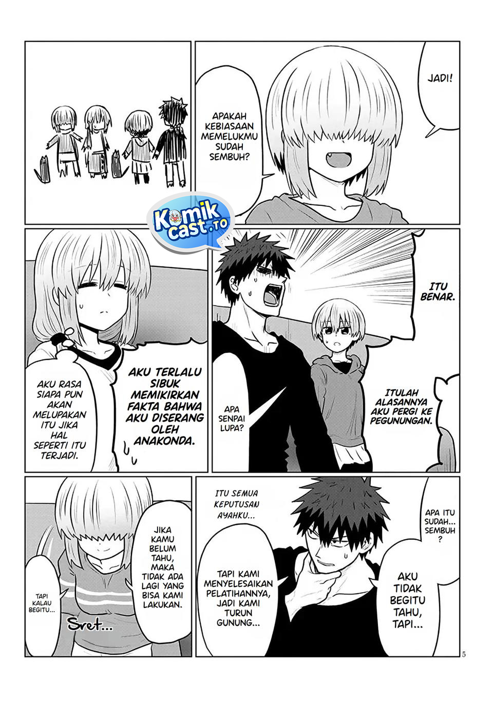 Baca Uzaki-chan wa Asobitai! - Chapter 133 halaman 6