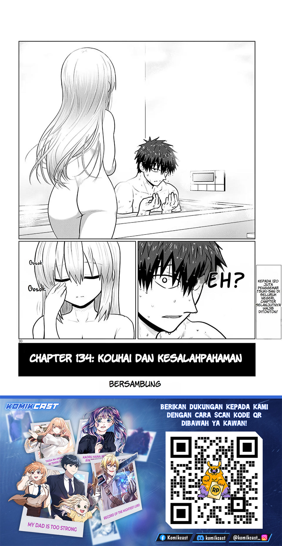 Baca Uzaki-chan wa Asobitai! - Chapter 134 halaman 11