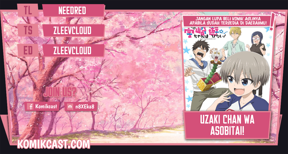 Baca Uzaki-chan wa Asobitai! - Chapter 57 halaman 1