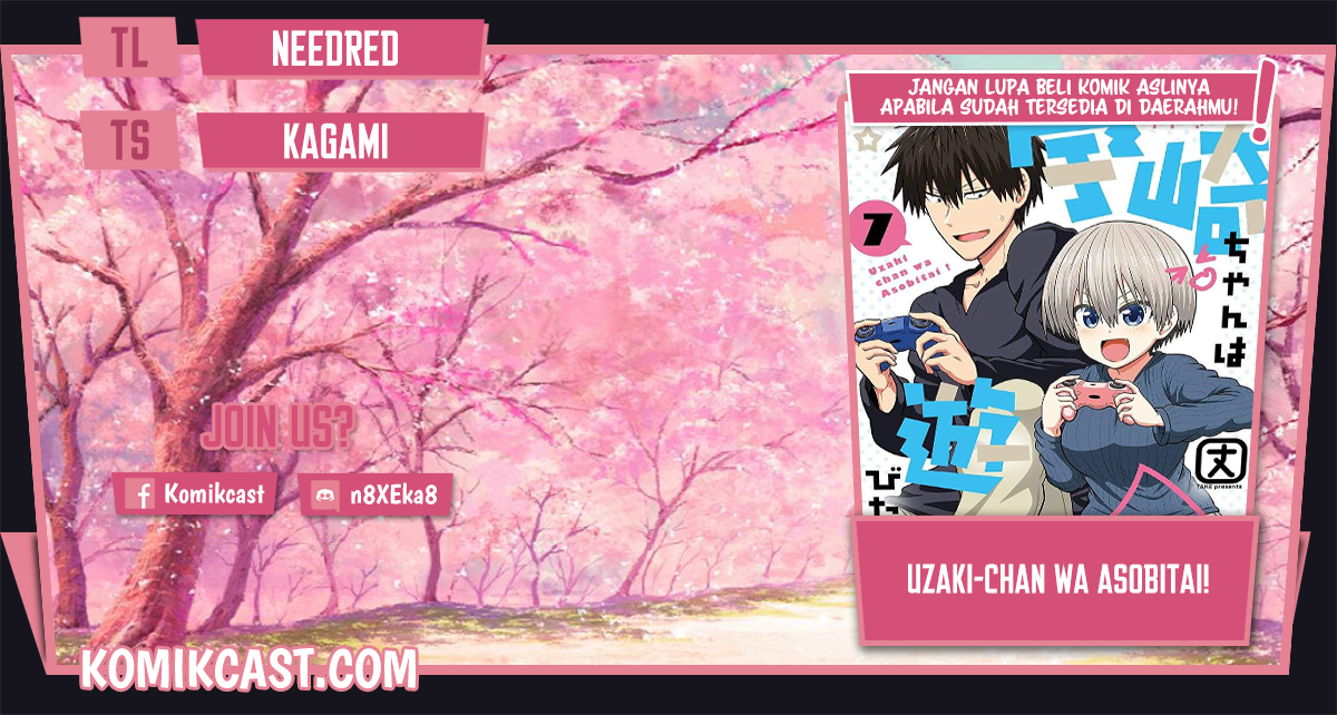 Baca Uzaki-chan wa Asobitai! - Chapter 72.5 halaman 1