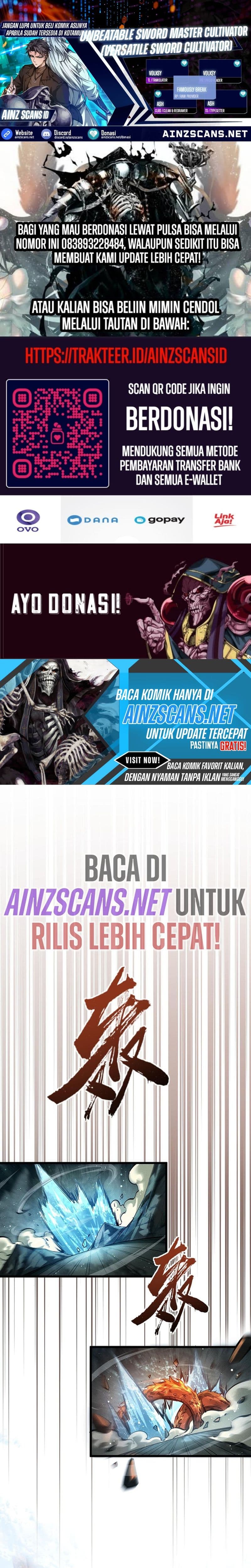 Baca Versatile Sword Cultivator (Unbeatable Sword Master Cultivator) - Chapter 1 halaman 1