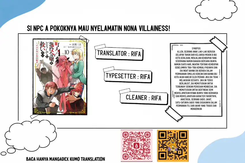 Villager A Wants to Save the Villainess no Matter What! Chapter 51.2 - Page 1