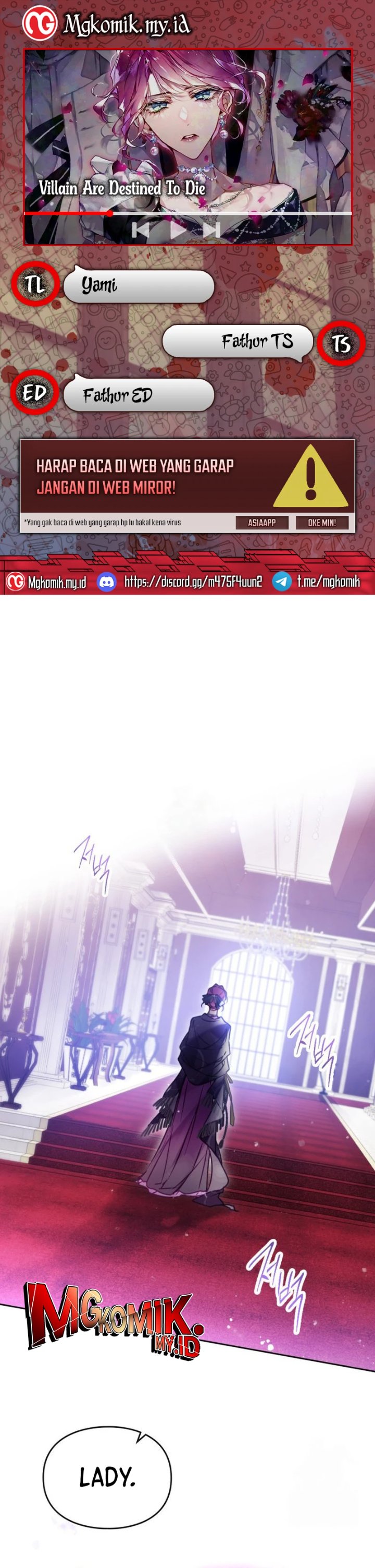 Baca Villains Are Destined to Die - Chapter 166 halaman 1