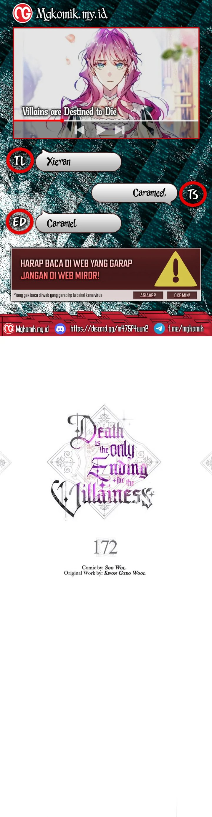 Baca Villains Are Destined to Die - Chapter 172 halaman 1