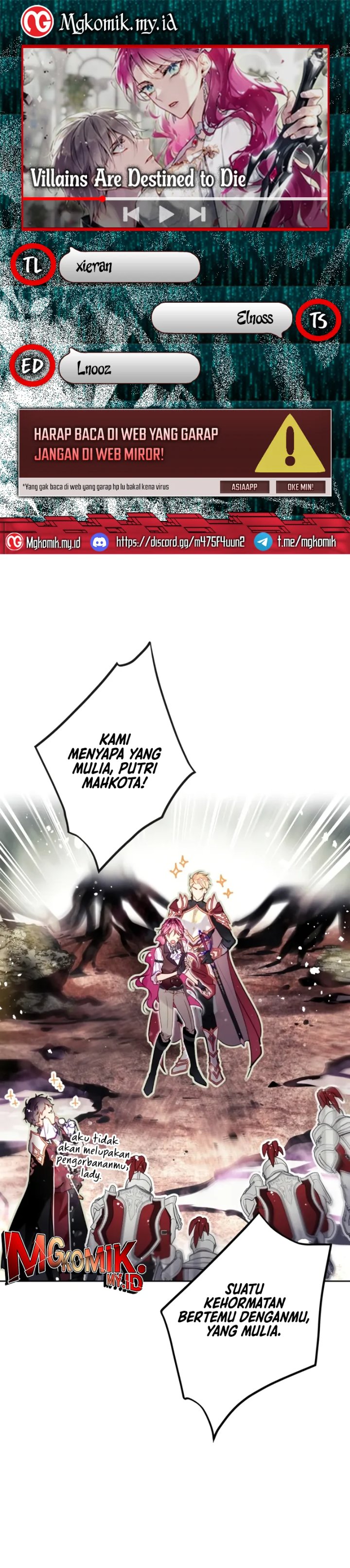 Baca Villains Are Destined to Die - Chapter 187 halaman 1