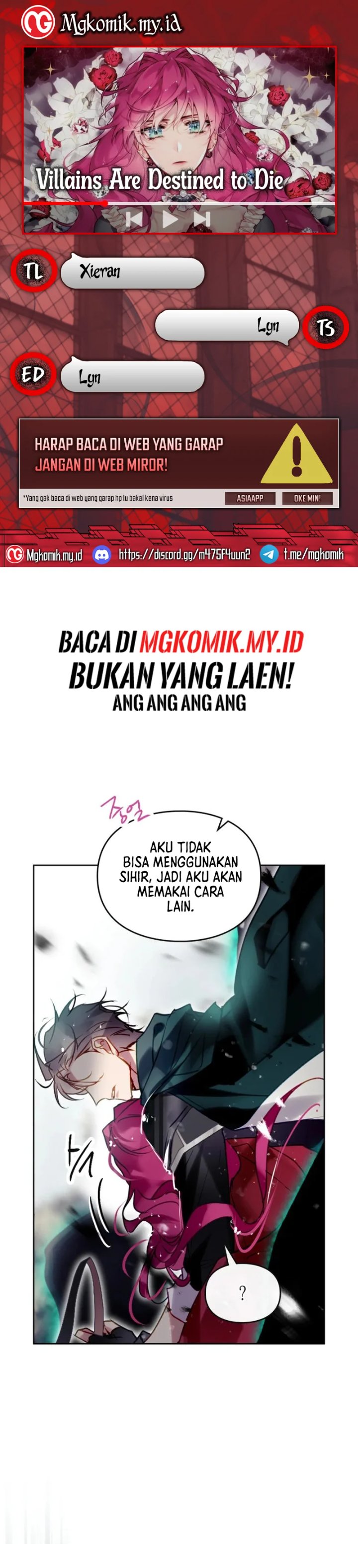 Baca Villains Are Destined to Die - Chapter 188 halaman 1