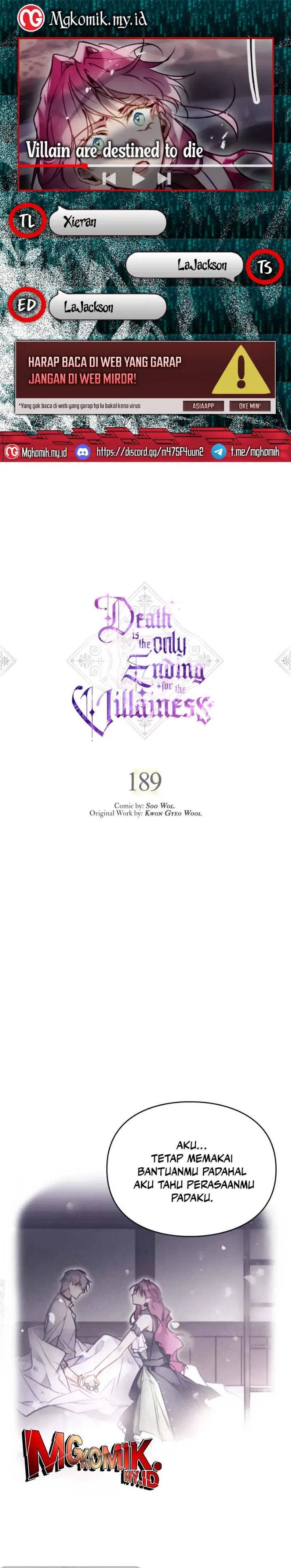 Baca Villains Are Destined to Die - Chapter 189 halaman 1