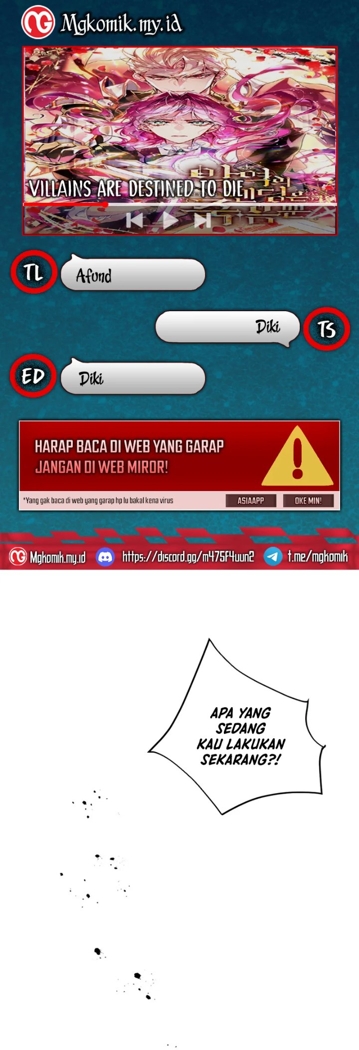 Baca Villains Are Destined to Die - Chapter 197 halaman 1