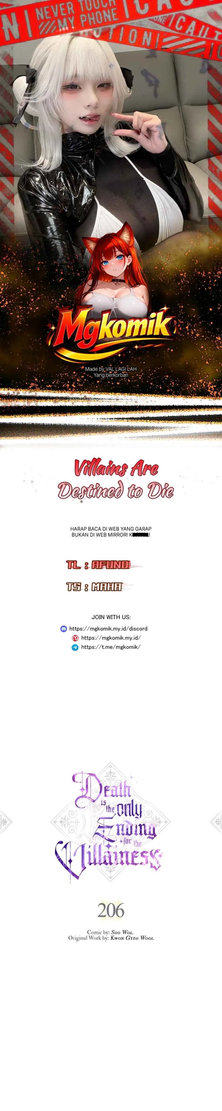 Baca Villains Are Destined to Die - Chapter 206 halaman 1