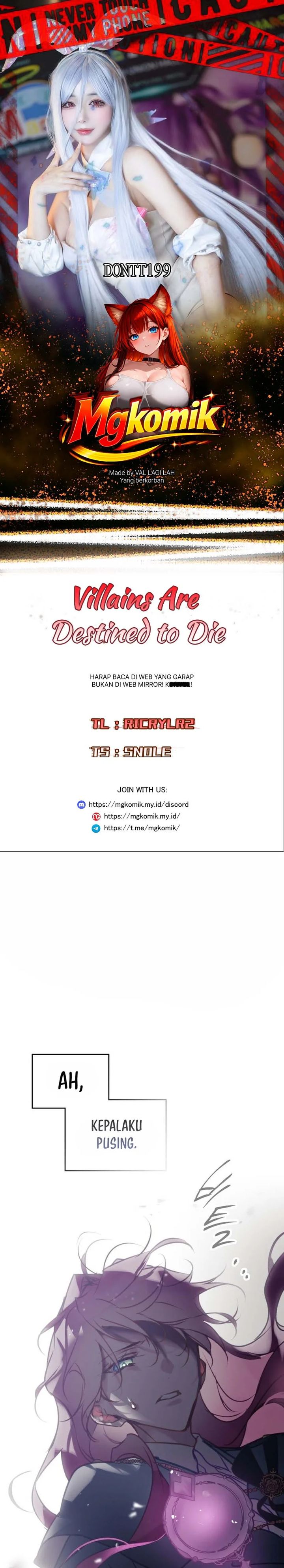 Baca Villains Are Destined to Die - Chapter 209 halaman 1