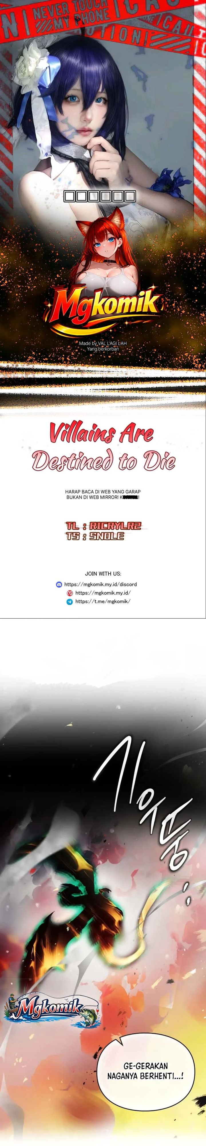 Baca Villains Are Destined to Die - Chapter 212 halaman 1