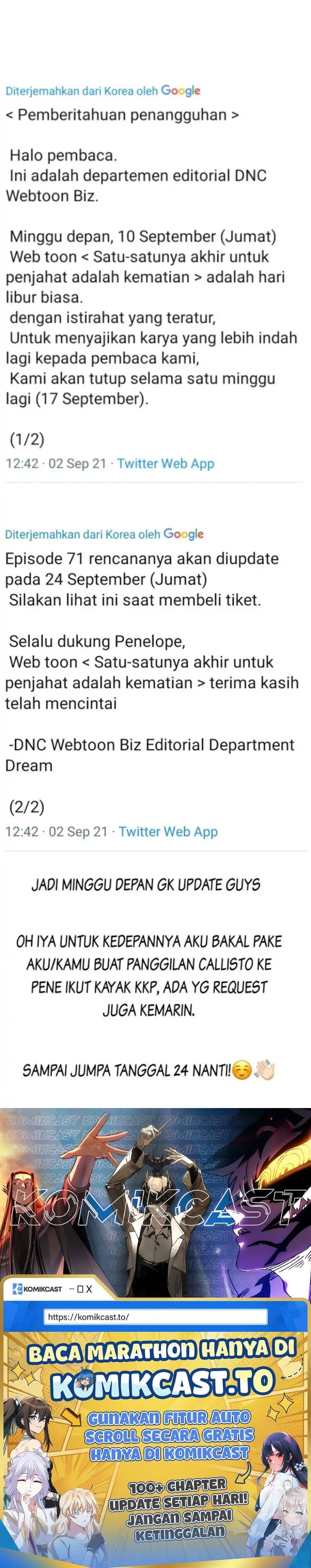Baca Villains Are Destined to Die - Chapter 70 halaman 60