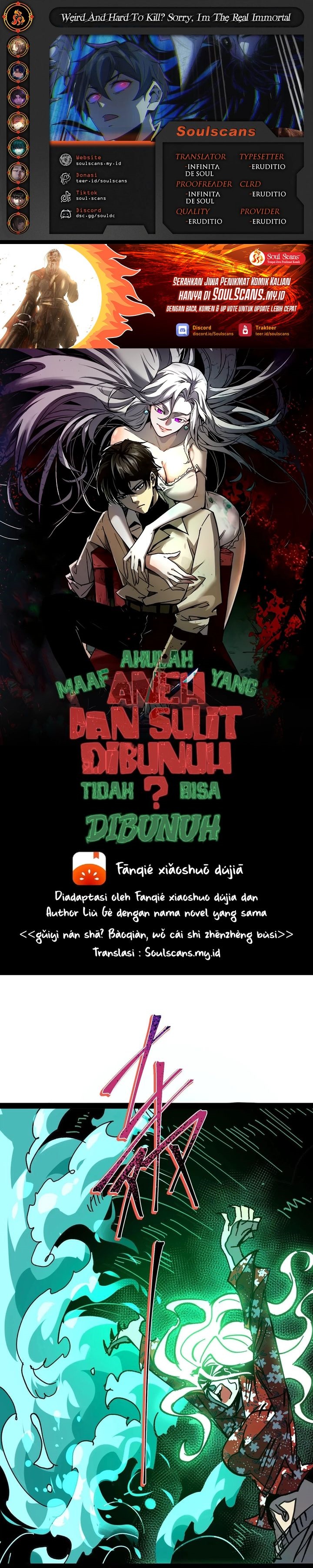 Baca Weird and Hard to Kill? Sorry, I'm the Real Immortal - Chapter 101 halaman 1