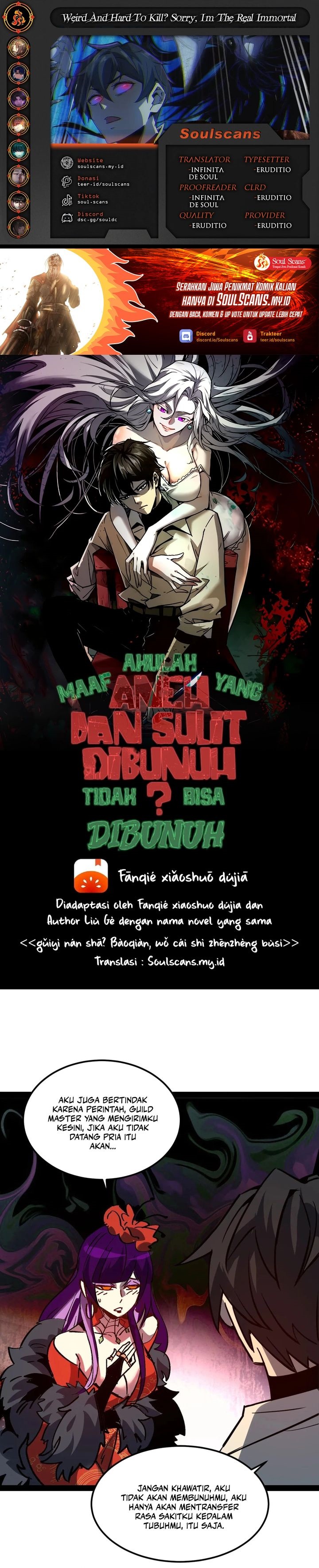 Baca Weird and Hard to Kill? Sorry, I'm the Real Immortal - Chapter 102 halaman 1