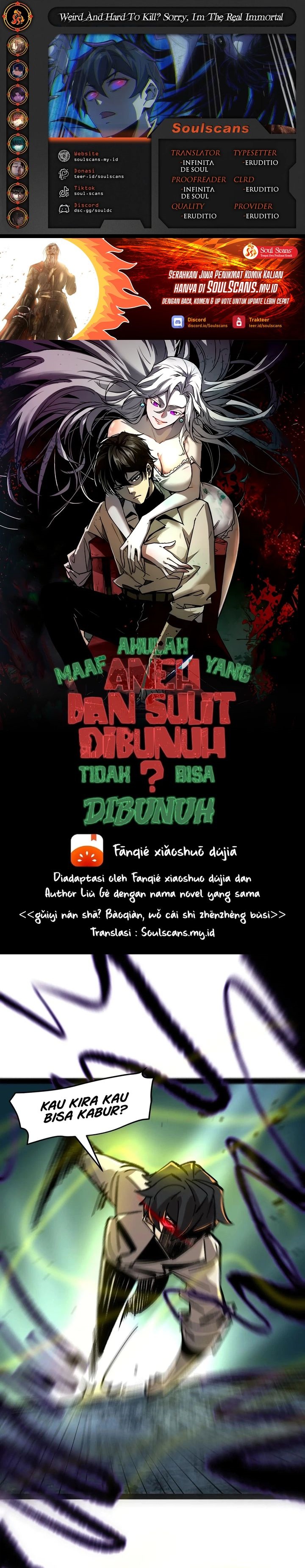 Baca Weird and Hard to Kill? Sorry, I'm the Real Immortal - Chapter 103 halaman 1