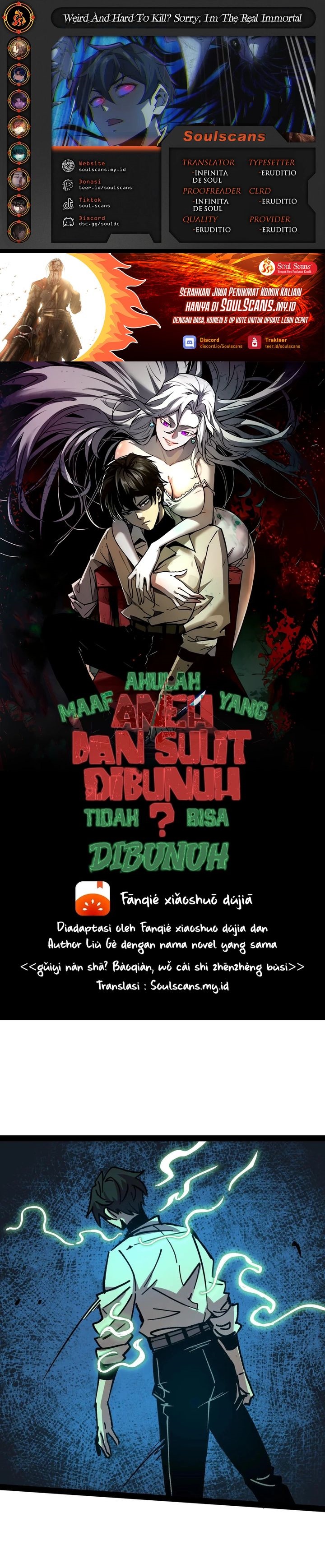Baca Weird and Hard to Kill? Sorry, I'm the Real Immortal - Chapter 104 halaman 1