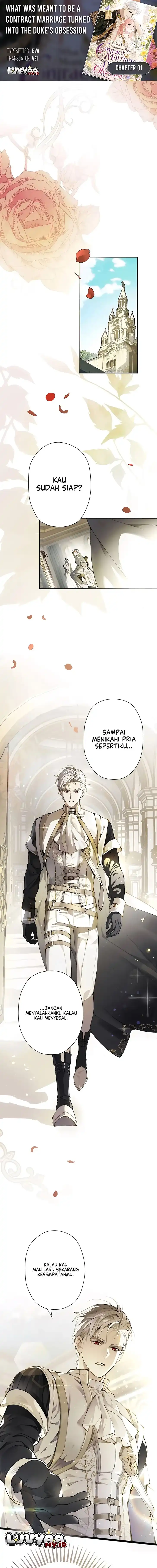 Baca What Was Meant to Be a Contract Marriage Turned Into the Duke’s Obsession - Chapter 1 halaman 1