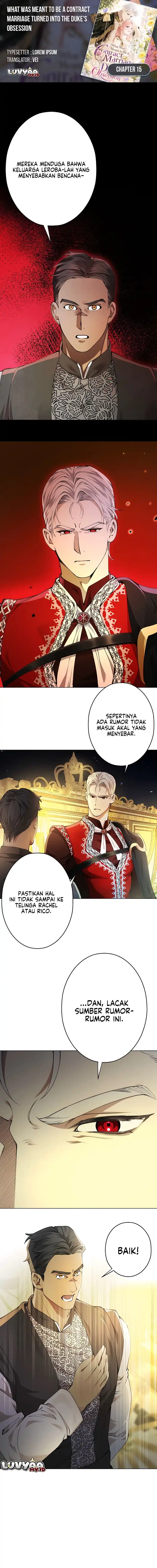 What Was Meant to Be a Contract Marriage Turned Into the Duke’s Obsession Chapter 15 - Page 1