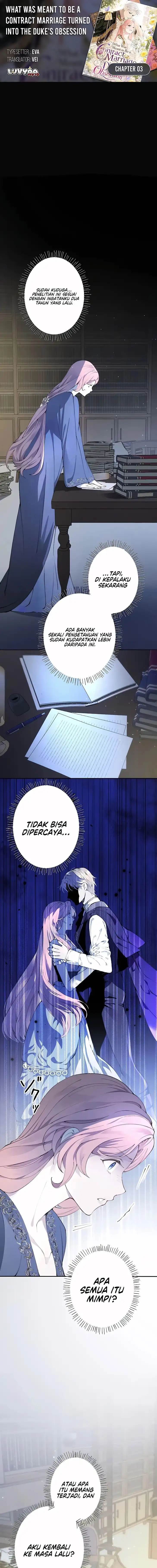 Baca What Was Meant to Be a Contract Marriage Turned Into the Duke’s Obsession - Chapter 3 halaman 1
