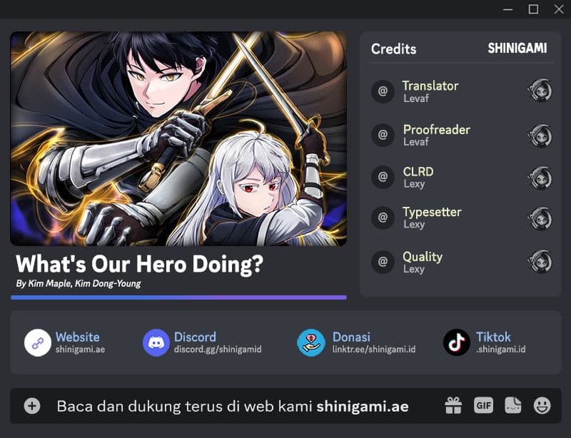 Baca What’s Our Hero Doing? - Chapter 2 halaman 1