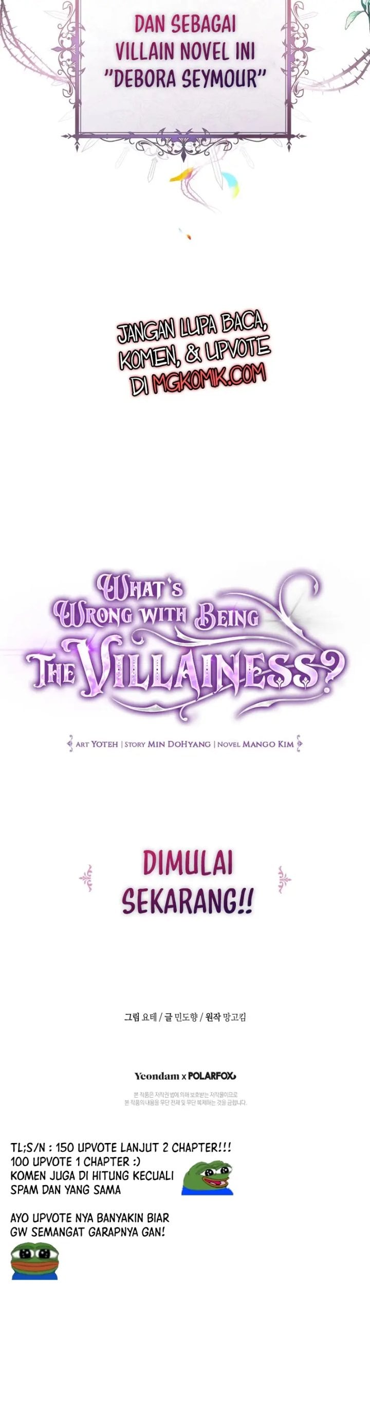 Baca What’s Wrong With Being the Villainess? - Chapter 1 halaman 42