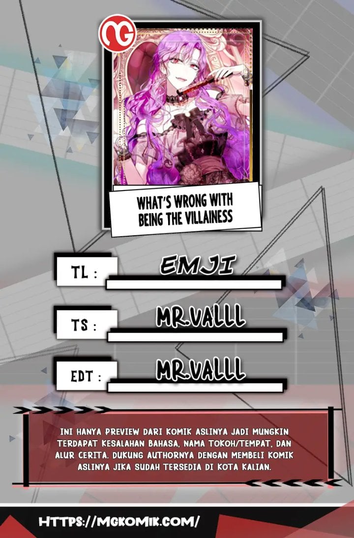 Baca What’s Wrong With Being the Villainess? - Chapter 20 halaman 1