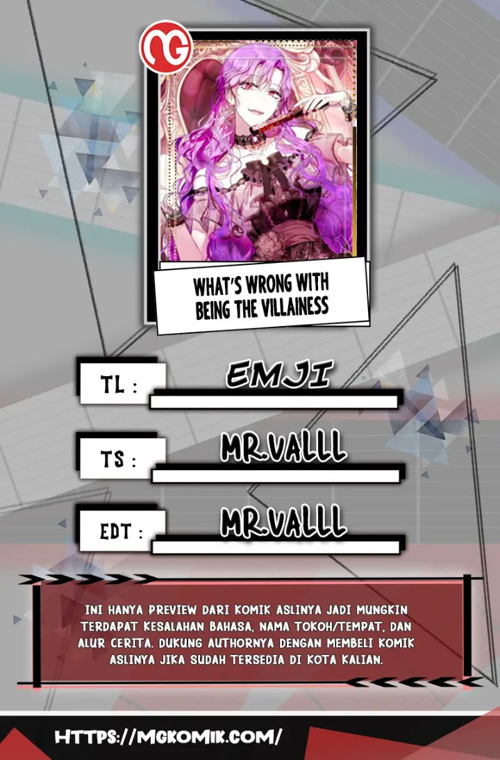 Baca What’s Wrong With Being the Villainess? - Chapter 22 halaman 1