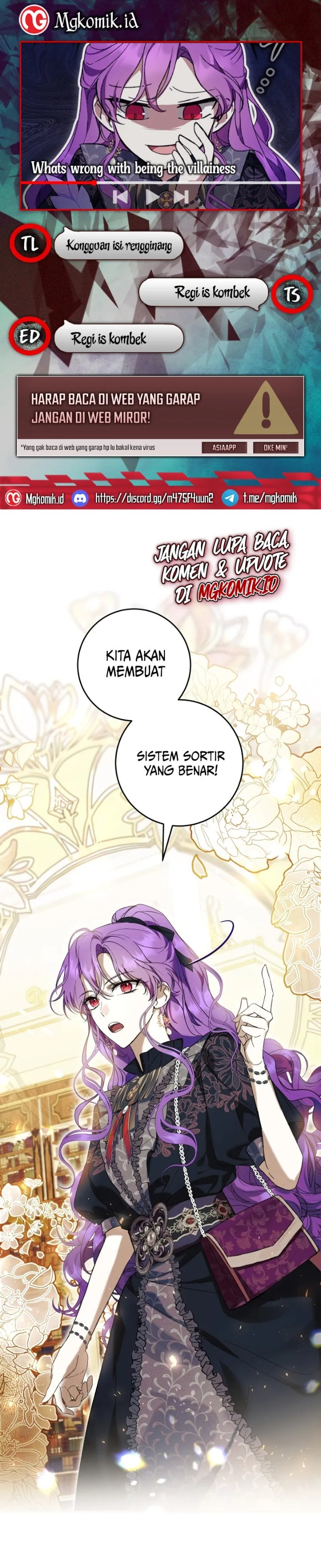 Baca What’s Wrong With Being the Villainess? - Chapter 47 halaman 1