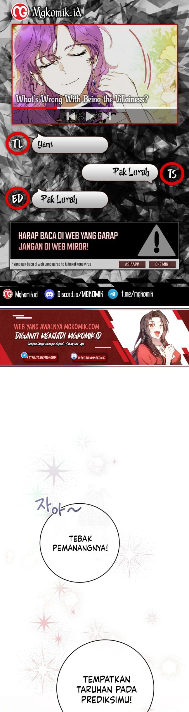 Baca What’s Wrong With Being the Villainess? - Chapter 55 halaman 1