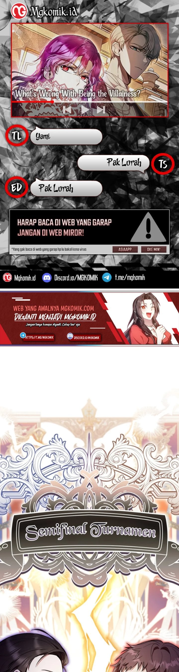Baca What’s Wrong With Being the Villainess? - Chapter 56 halaman 1