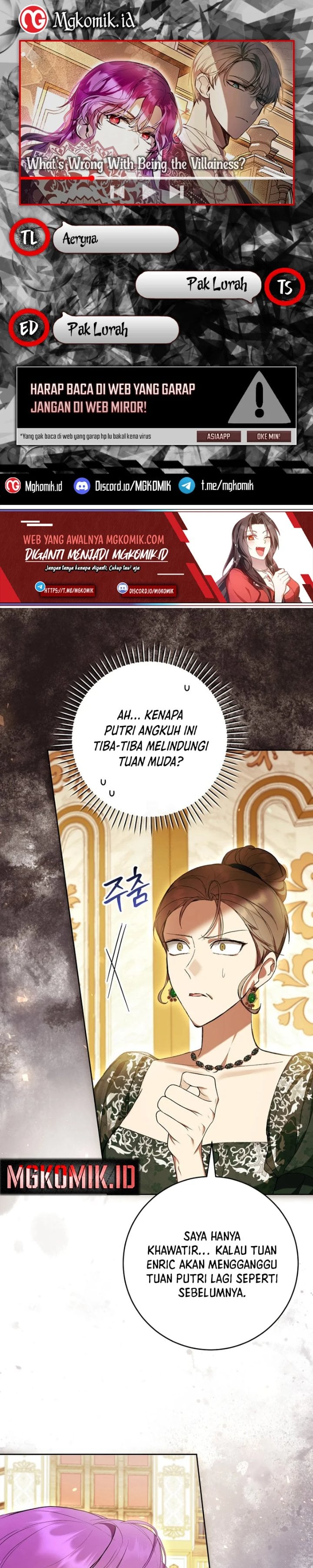 Baca What’s Wrong With Being the Villainess? - Chapter 61 halaman 1