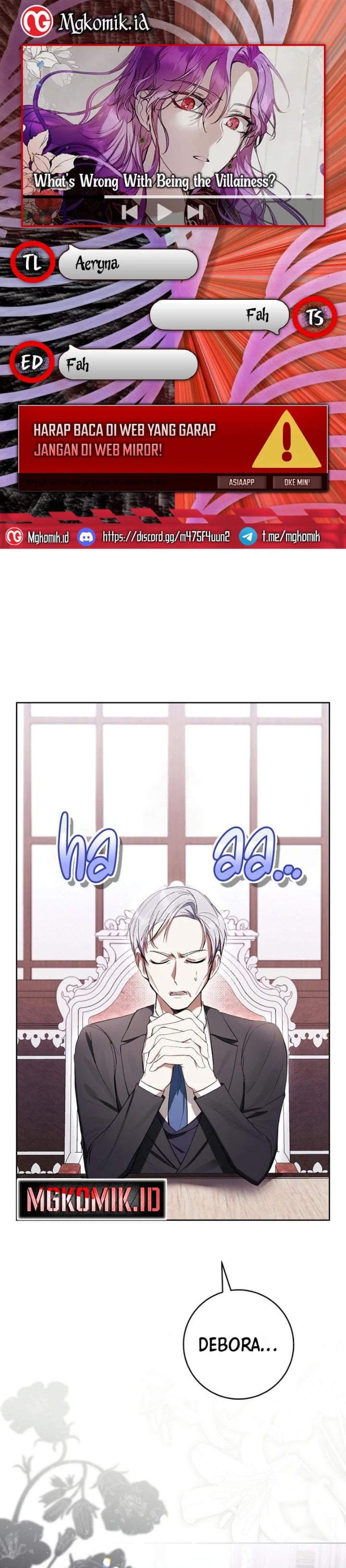 Baca What’s Wrong With Being the Villainess? - Chapter 63 halaman 1
