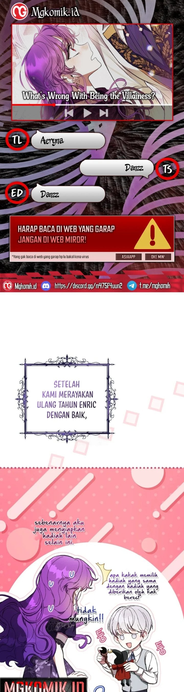Baca What’s Wrong With Being the Villainess? - Chapter 64 halaman 1