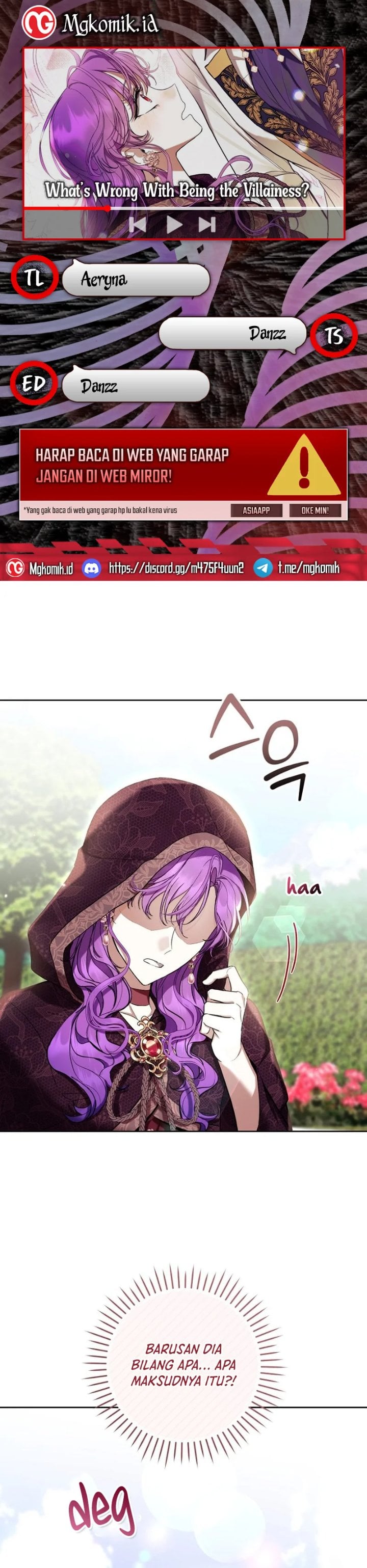Baca What’s Wrong With Being the Villainess? - Chapter 65 halaman 1