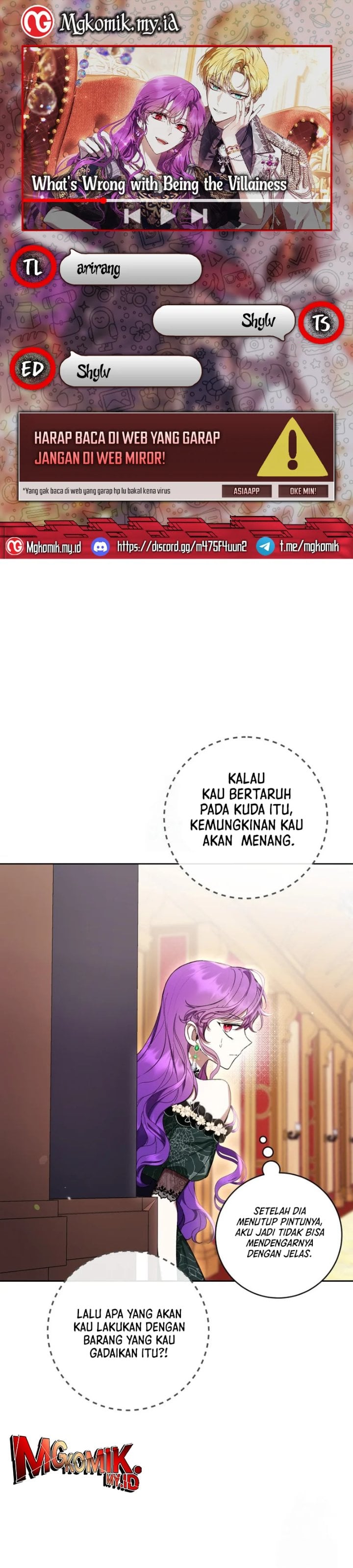 Baca What’s Wrong With Being the Villainess? - Chapter 69 halaman 1