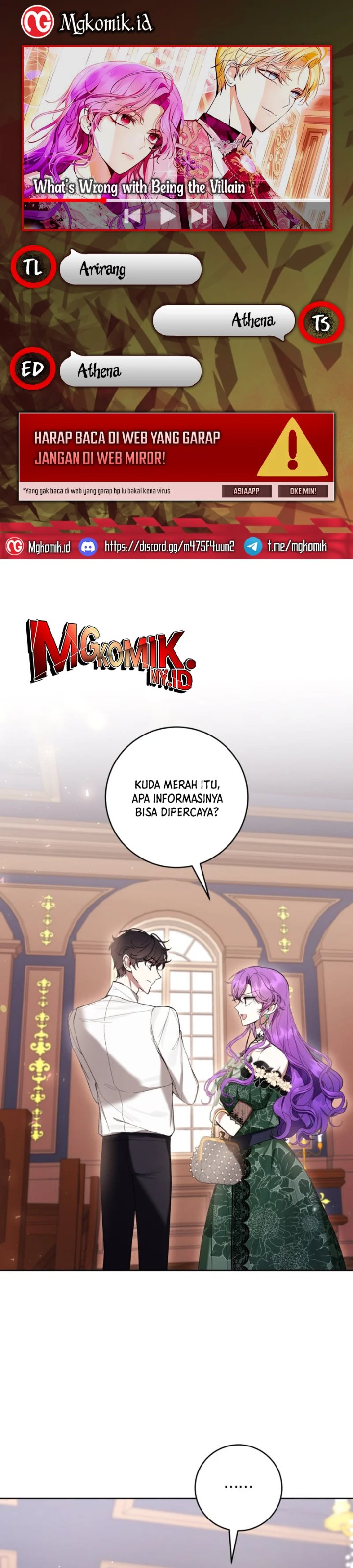 Baca What’s Wrong With Being the Villainess? - Chapter 70 halaman 1