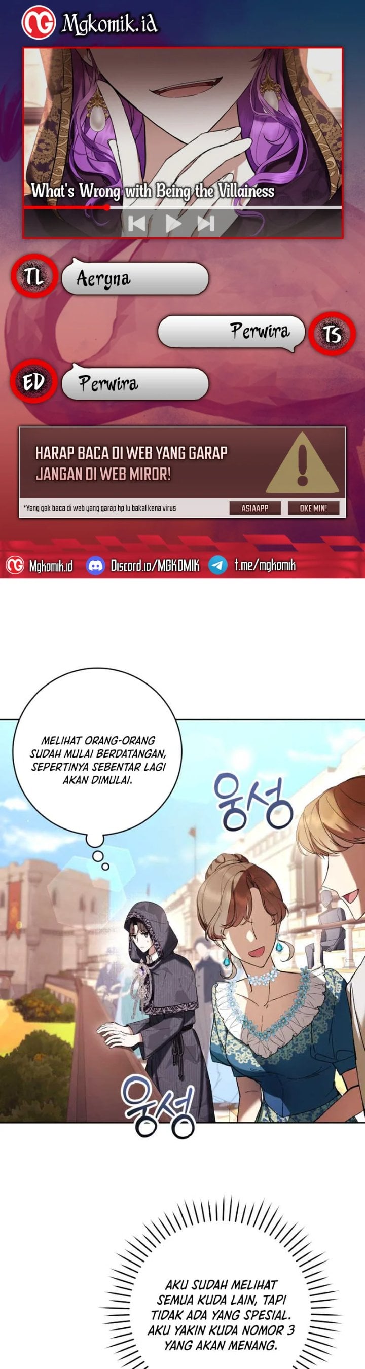 Baca What’s Wrong With Being the Villainess? - Chapter 71 halaman 1