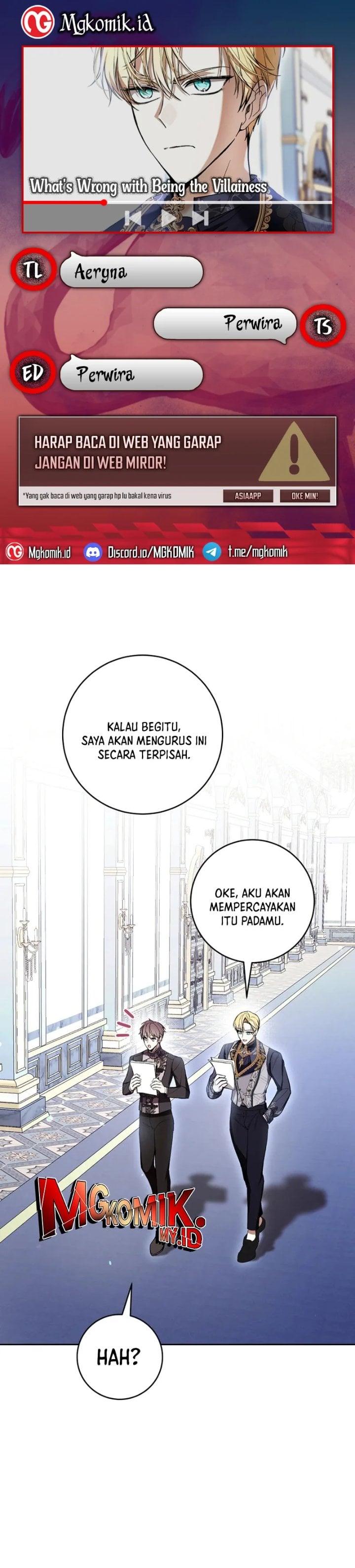 Baca What’s Wrong With Being the Villainess? - Chapter 73 halaman 1