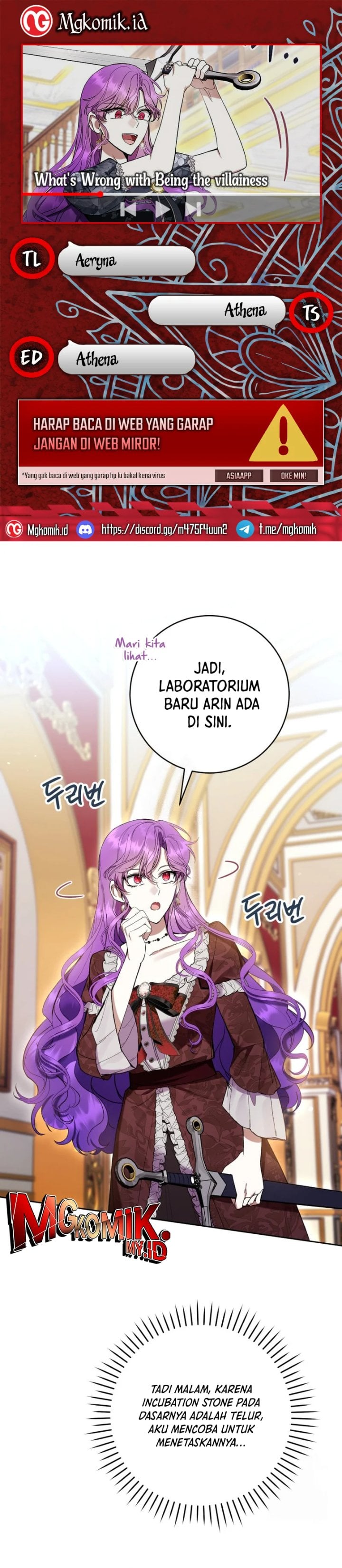 Baca What’s Wrong With Being the Villainess? - Chapter 74 halaman 1