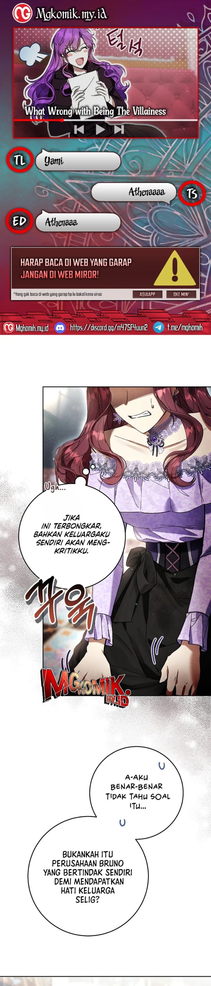 Baca What’s Wrong With Being the Villainess? - Chapter 88 halaman 1