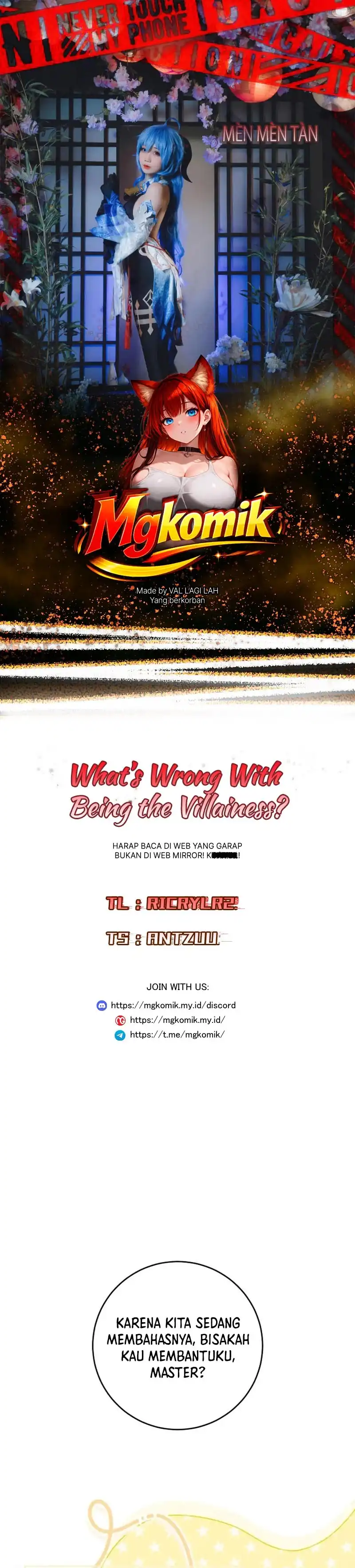 Baca What’s Wrong With Being the Villainess? - Chapter 99 halaman 1