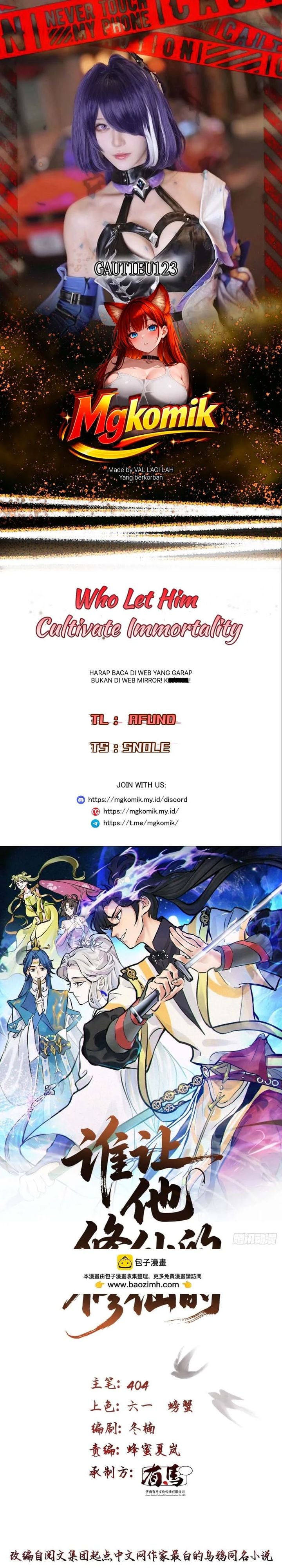 Baca Who Let Him Cultivate Immortality?! - Chapter 3 halaman 1