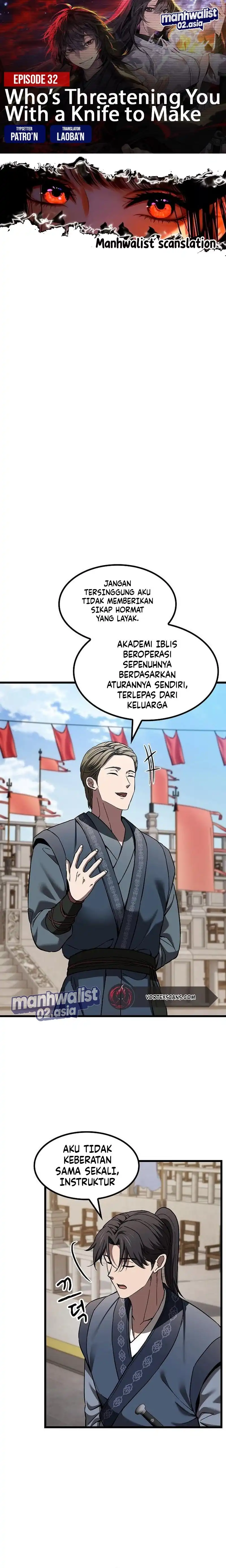 Baca Who's threatening you with a knife to make you a Heavenly Demon? (Did Someone Force You to Become the Heavenly Demon?) - Chapter 32 halaman 1