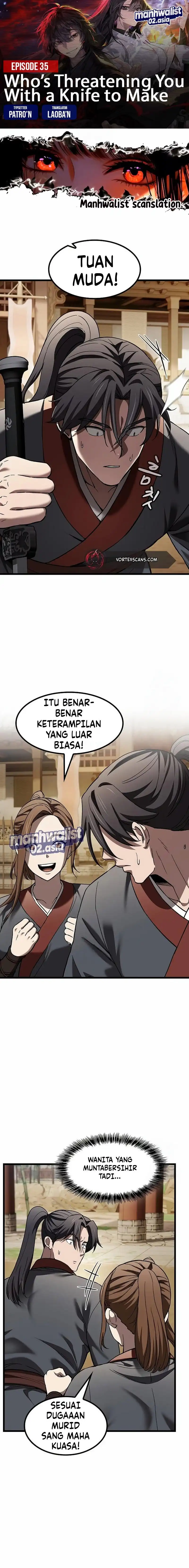 Baca Who's threatening you with a knife to make you a Heavenly Demon? (Did Someone Force You to Become the Heavenly Demon?) - Chapter 35 halaman 1