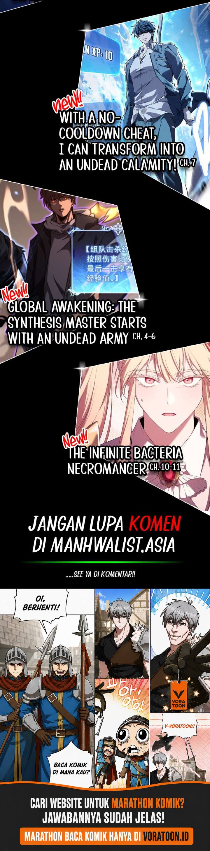 Baca With a No-Cooldown Cheat, I Can Transform Into an Undead Calamity! Chapter 7 Bahasa Indonesia page 22